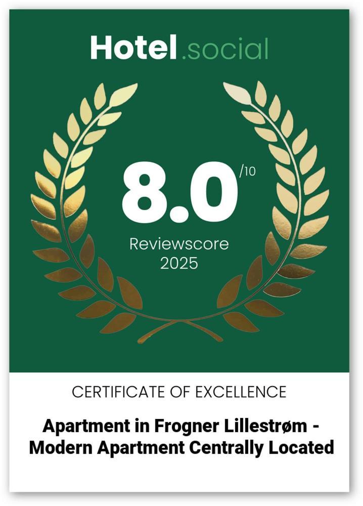 Apartment In Frogner Lillestrom - Modern And Central Exteriör bild